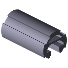 Perfil de Tubo D28, R10