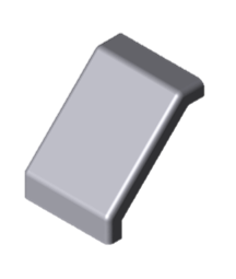 Tapa para escuadra 30×30 GRIS